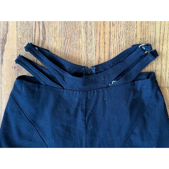 I.AM.GIA Black Whale Tail Denim Jogger Pants Trousers Women's Size Small - Picture 5 of 12